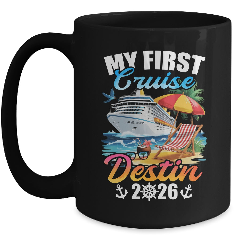 My First Cruise Destin 2026 Family Vacation Trip Matching Mug | siriusteestore