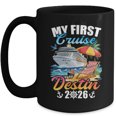 My First Cruise Destin 2026 Family Vacation Trip Matching Mug | siriusteestore