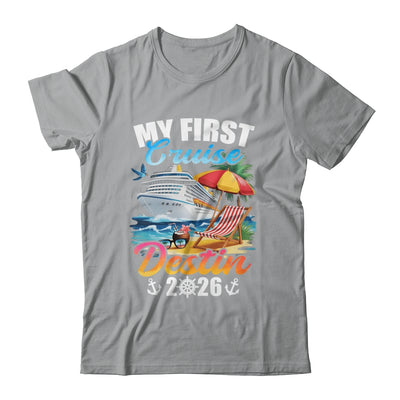 My First Cruise Destin 2026 Family Vacation Trip Matching Shirt & Tank Top | siriusteestore
