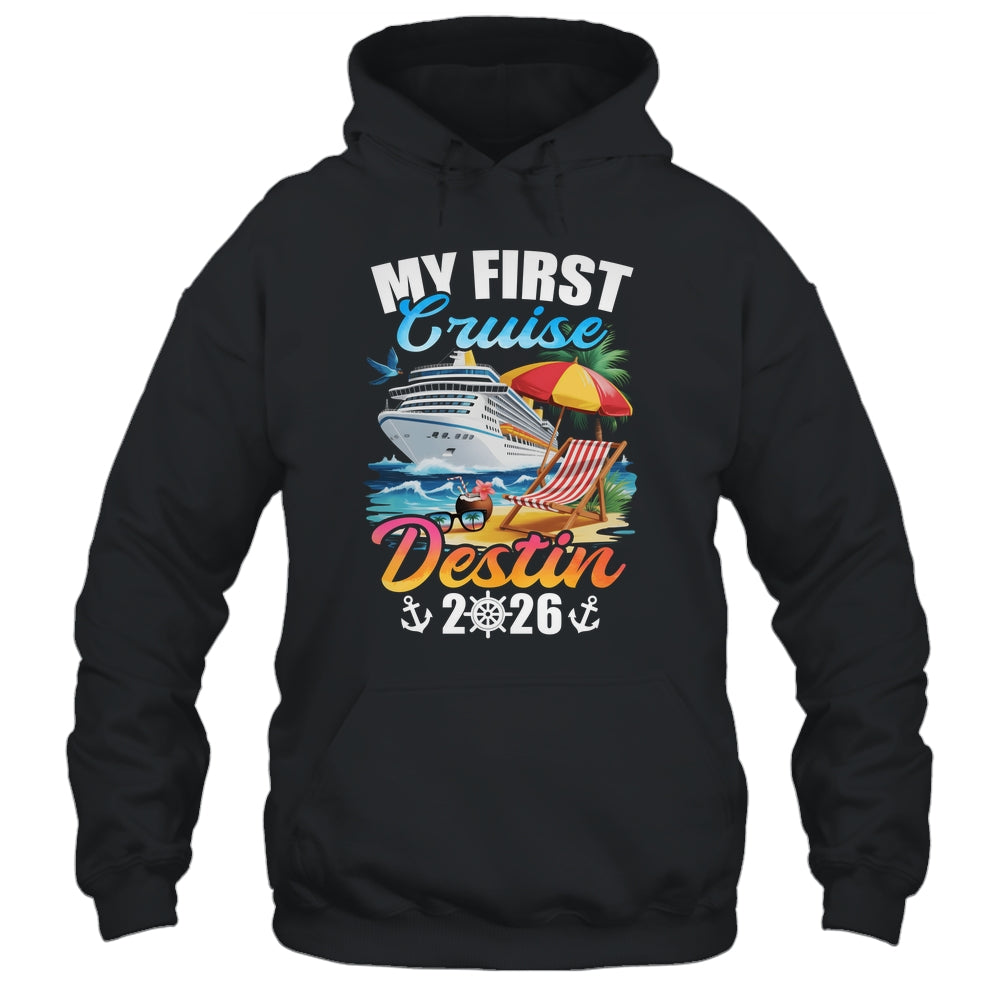 My First Cruise Destin 2026 Family Vacation Trip Matching Shirt & Tank Top | siriusteestore