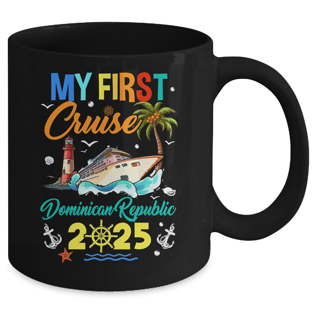 My First Cruise Dominican Republic 2025 Family Matching Vacation Group Mug | siriusteestore