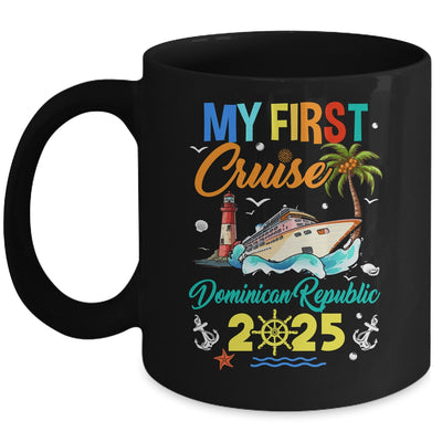 My First Cruise Dominican Republic 2025 Family Matching Vacation Group Mug | siriusteestore