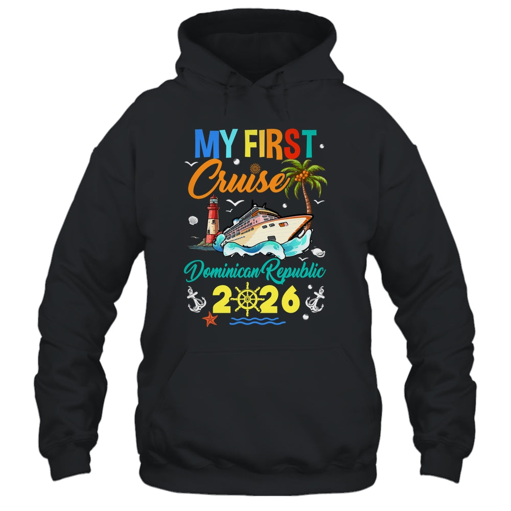 My First Cruise Dominican Republic 2026 Family Matching Vacation Group Shirt & Tank Top | siriusteestore