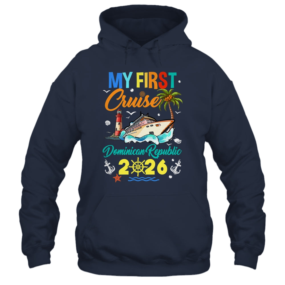 My First Cruise Dominican Republic 2026 Family Matching Vacation Group Shirt & Tank Top | siriusteestore