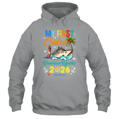 My First Cruise Dominican Republic 2026 Family Matching Vacation Group Shirt & Tank Top | siriusteestore