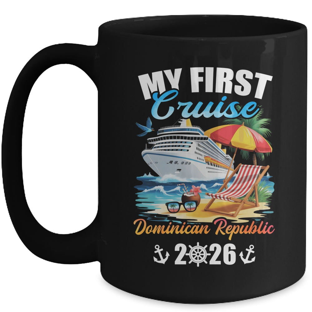 My First Cruise Dominican Republic 2026 Family Vacation Trip Matching Mug | siriusteestore
