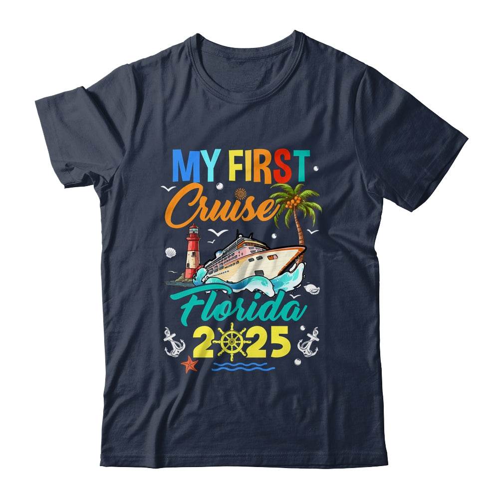 My First Cruise Florida 2025 Family Matching Vacation Group Shirt & Tank Top | siriusteestore