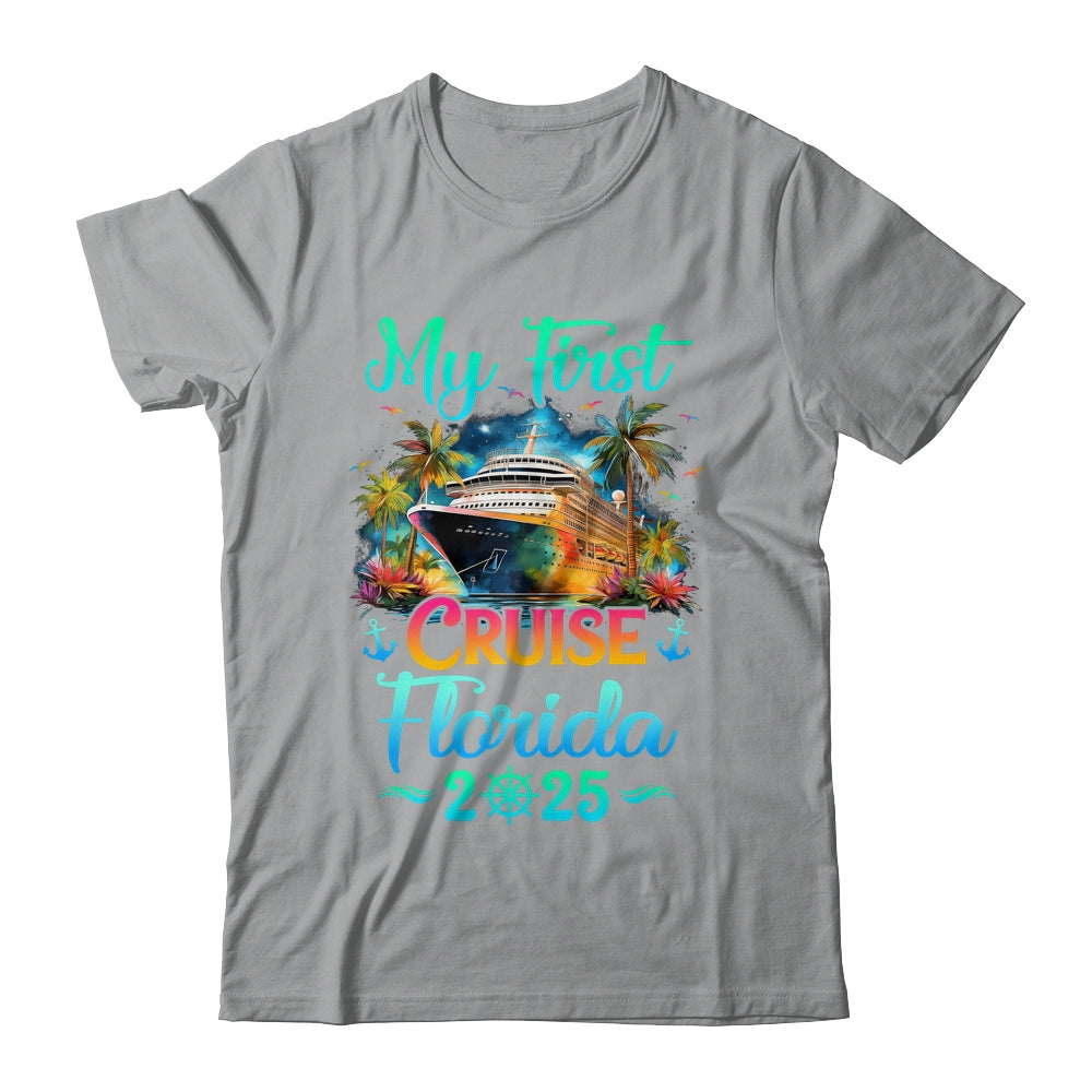 My First Cruise Florida 2025 Family Trip Cruisin Together Shirt & Tank Top | siriusteestore