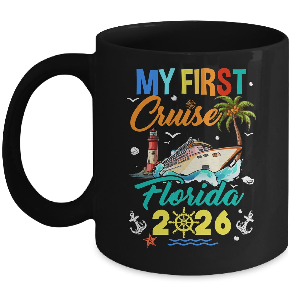 My First Cruise Florida 2026 Family Matching Vacation Group Mug | siriusteestore