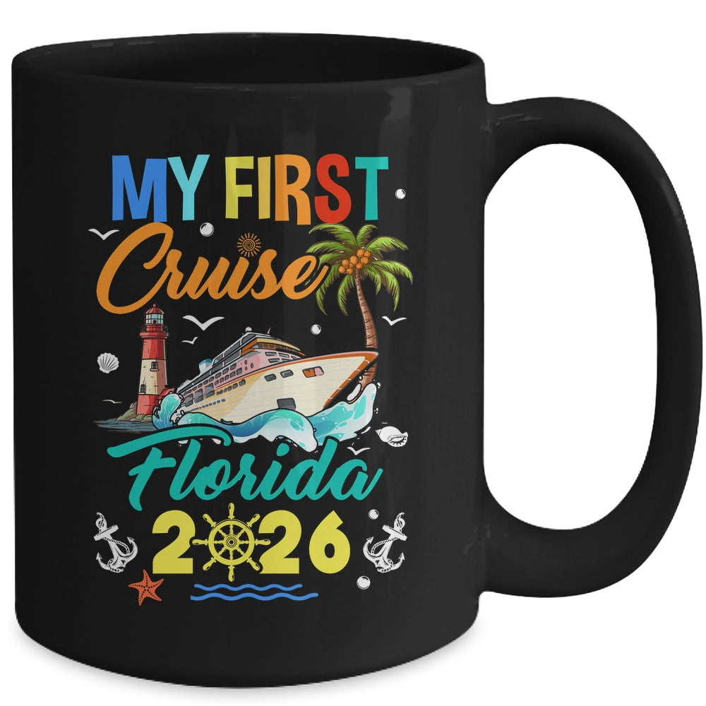 My First Cruise Florida 2026 Family Matching Vacation Group Mug | siriusteestore