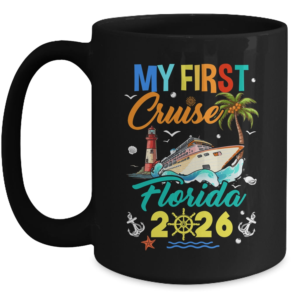 My First Cruise Florida 2026 Family Matching Vacation Group Mug | siriusteestore