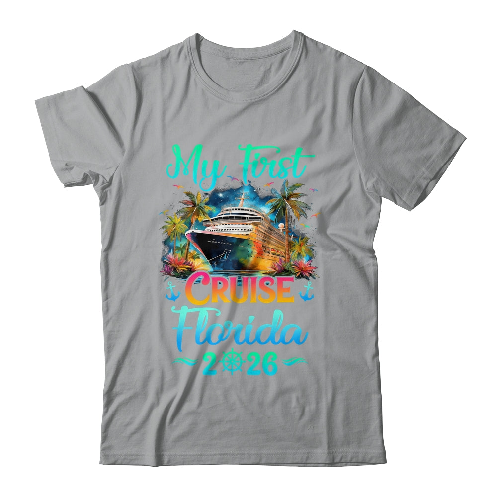 My First Cruise Florida 2026 Family Trip Cruisin Together Shirt & Tank Top | siriusteestore