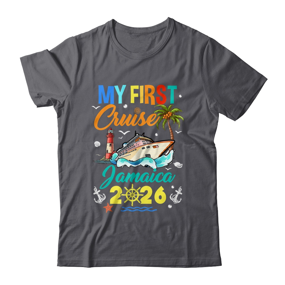 My First Cruise Jamaica 2026 Family Matching Vacation Group Shirt & Tank Top | siriusteestore