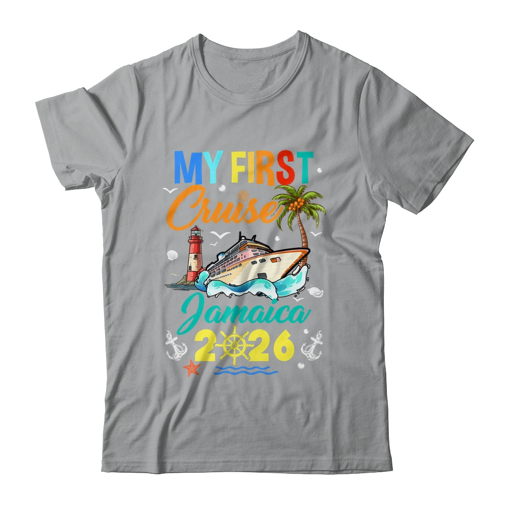 My First Cruise Jamaica 2026 Family Matching Vacation Group Shirt & Tank Top | siriusteestore