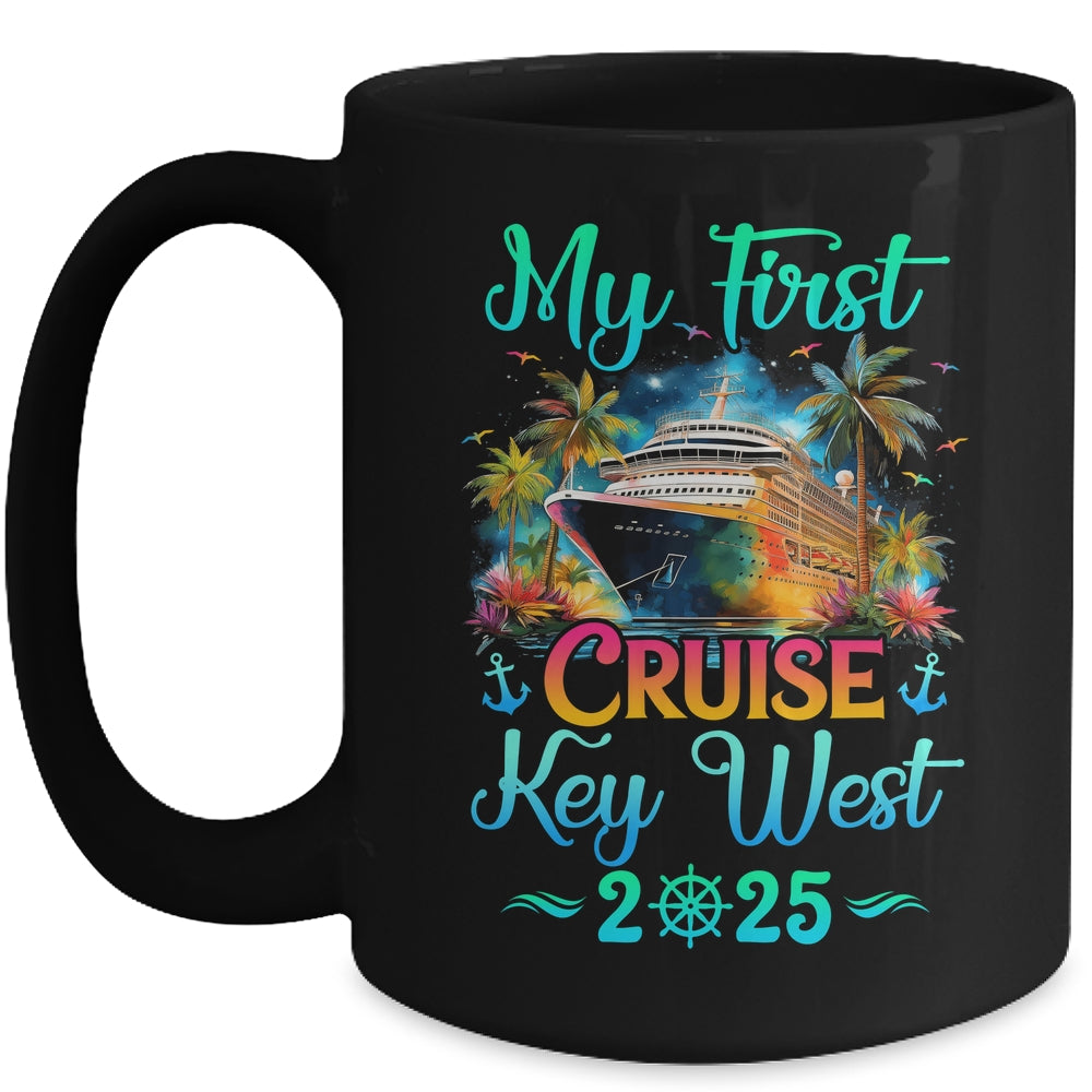 My First Cruise Key West 2025 Family Trip Cruisin Together Mug | siriusteestore