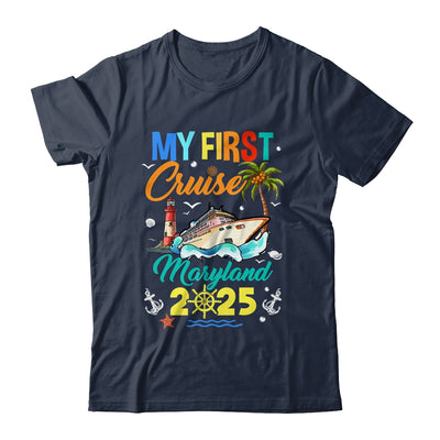 My First Cruise Maryland 2025 Family Matching Vacation Group Shirt & Tank Top | siriusteestore