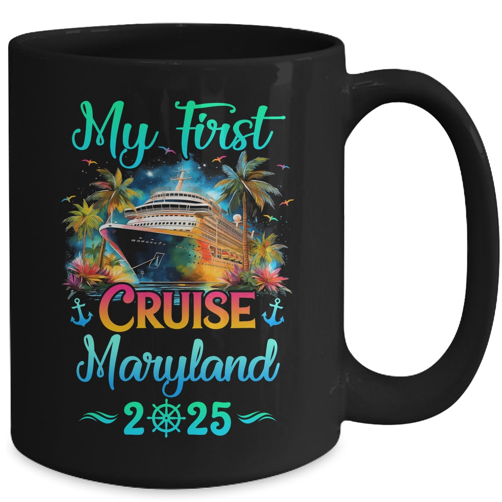 My First Cruise Maryland 2025 Family Trip Cruisin Together Mug | siriusteestore