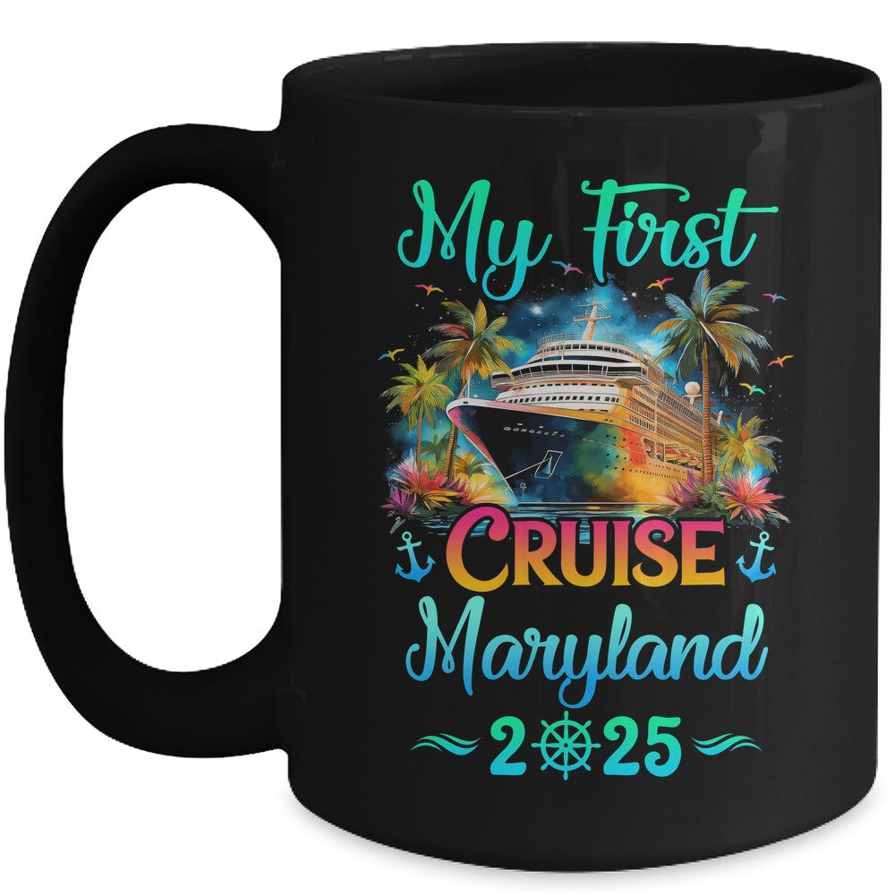 My First Cruise Maryland 2025 Family Trip Cruisin Together Mug | siriusteestore