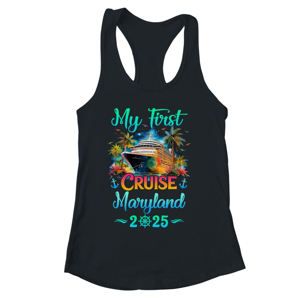 My First Cruise Maryland 2025 Family Trip Cruisin Together Shirt & Tank Top | siriusteestore