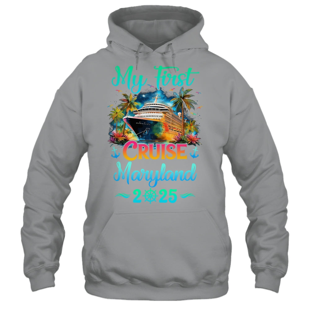 My First Cruise Maryland 2025 Family Trip Cruisin Together Shirt & Tank Top | siriusteestore
