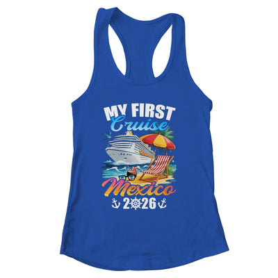 My First Cruise Mexico 2026 Family Vacation Trip Matching Shirt & Tank Top | siriusteestore