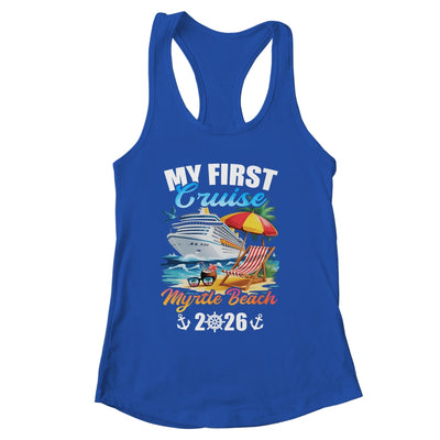 My First Cruise Myrtle Beach 2026 Family Vacation Trip Matching Shirt & Tank Top | siriusteestore