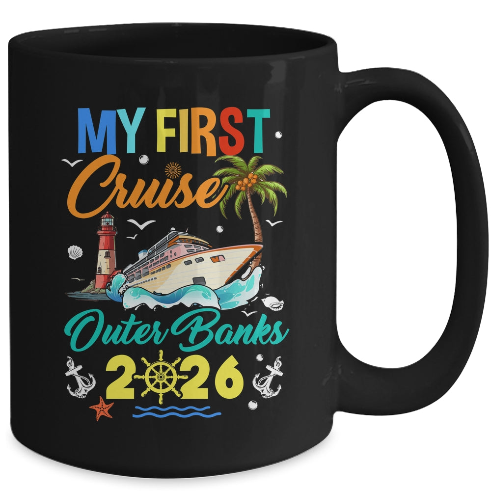 My First Cruise Outer Banks 2026 Family Matching Vacation Group Mug | siriusteestore