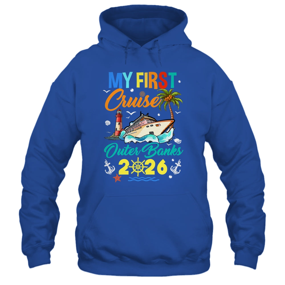 My First Cruise Outer Banks 2026 Family Matching Vacation Group Shirt & Tank Top | siriusteestore