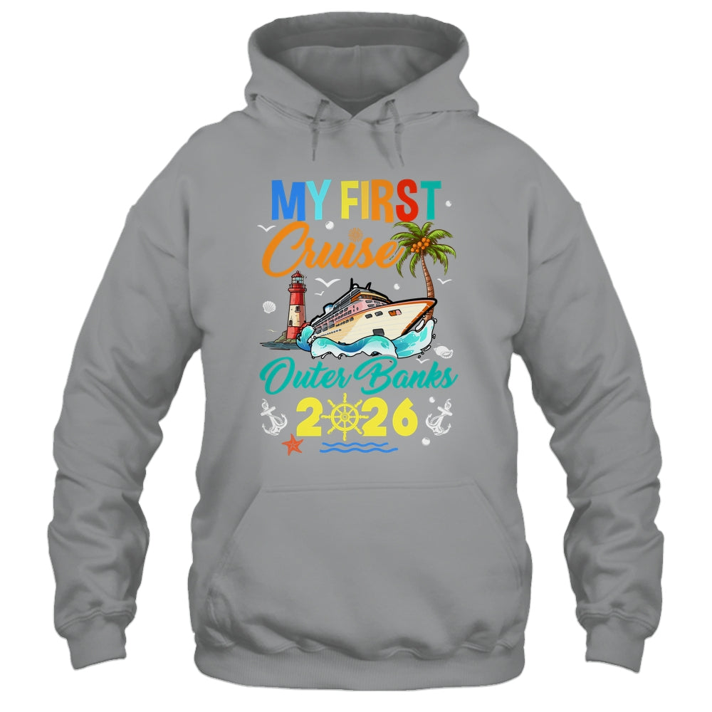 My First Cruise Outer Banks 2026 Family Matching Vacation Group Shirt & Tank Top | siriusteestore
