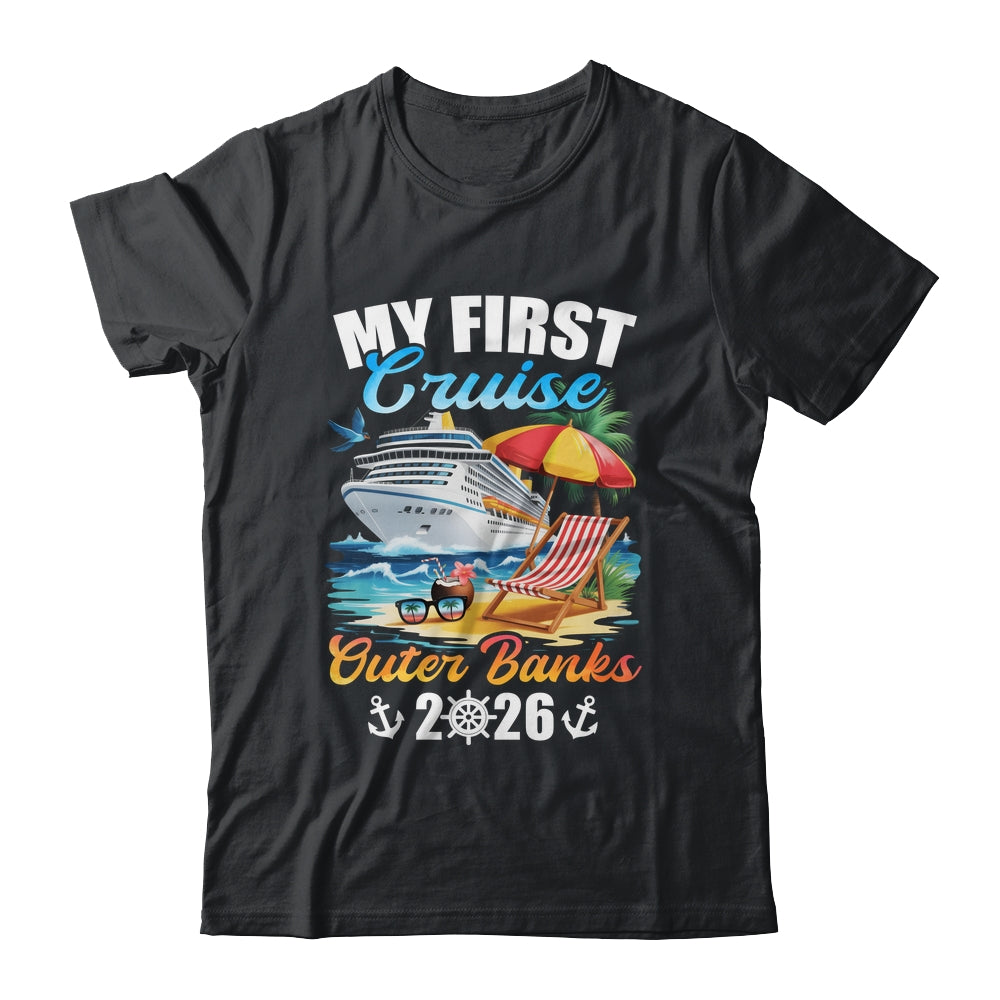 My First Cruise Outer Banks 2026 Family Vacation Trip Matching Shirt & Tank Top | siriusteestore