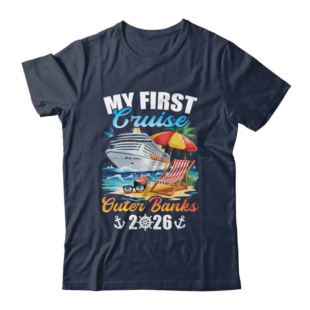 My First Cruise Outer Banks 2026 Family Vacation Trip Matching Shirt & Tank Top | siriusteestore