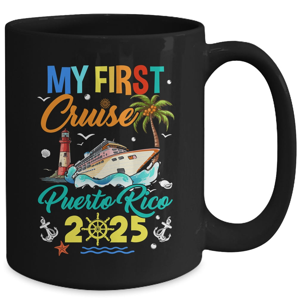 My First Cruise Puerto Rico 2025 Family Matching Vacation Group Mug | siriusteestore