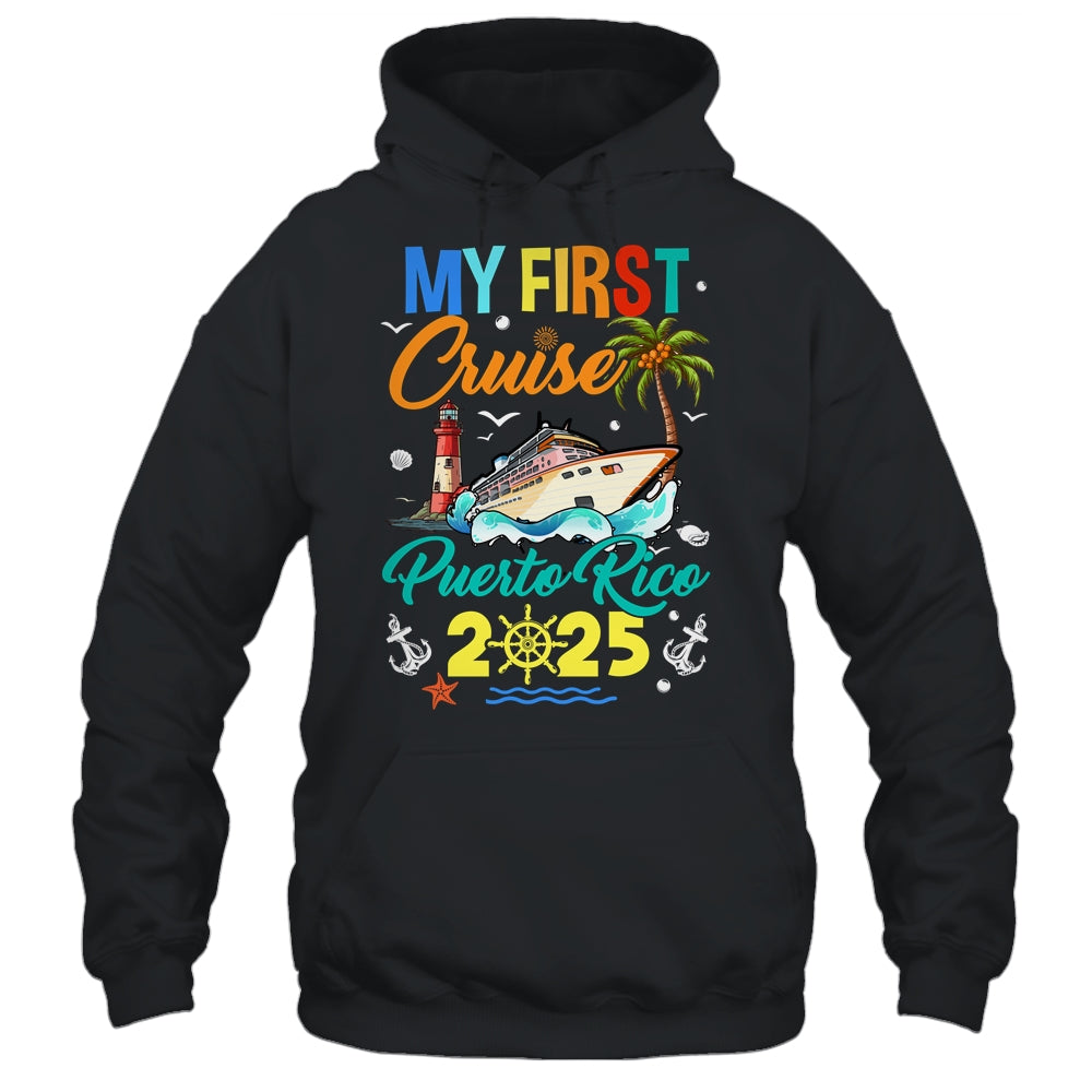 My First Cruise Puerto Rico 2025 Family Matching Vacation Group Shirt & Tank Top | siriusteestore