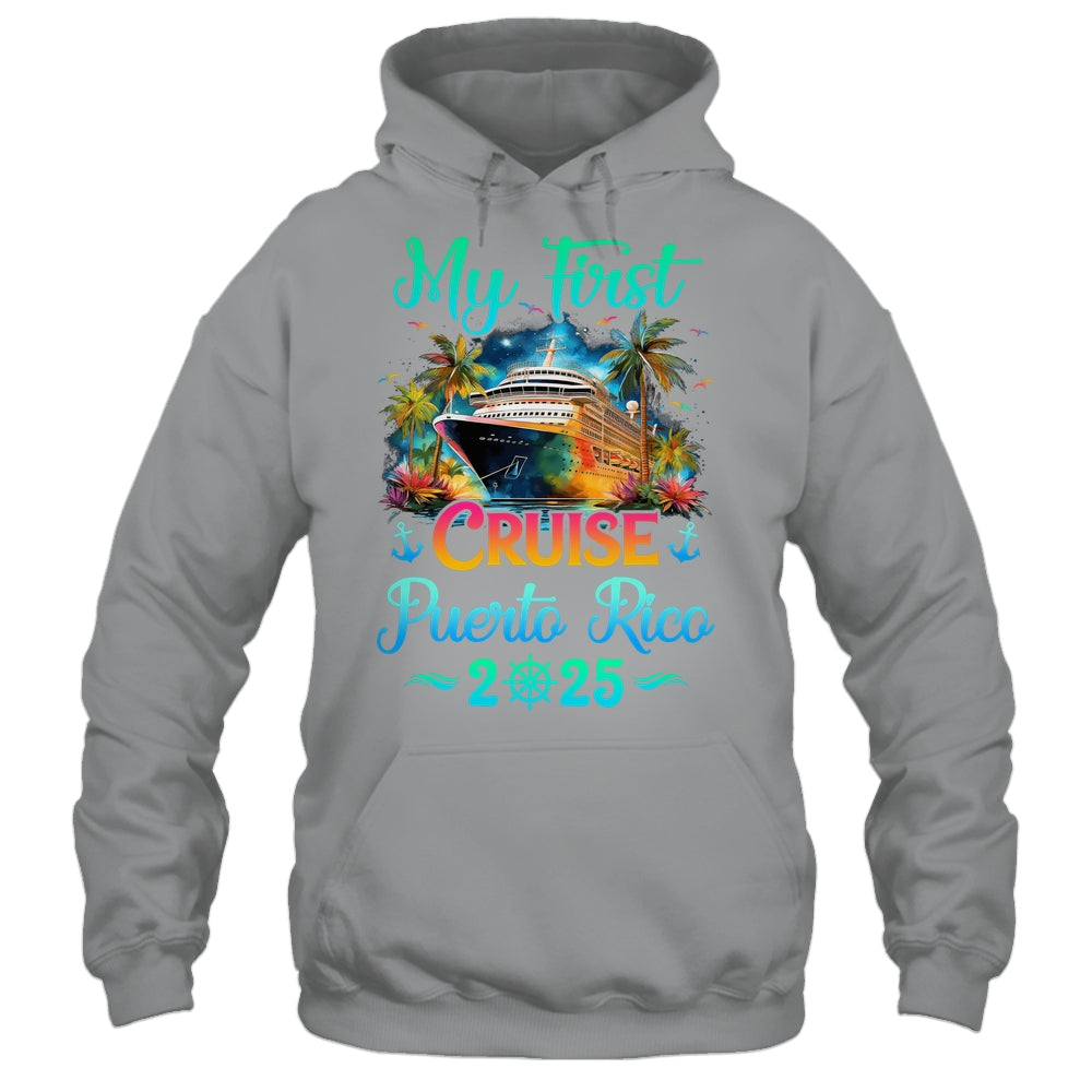 My First Cruise Puerto Rico 2025 Family Trip Cruisin Together Shirt & Tank Top | siriusteestore