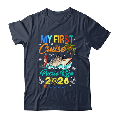 My First Cruise Puerto Rico 2026 Family Matching Vacation Group Shirt & Tank Top | siriusteestore