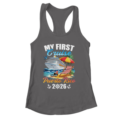 My First Cruise Puerto Rico 2026 Family Vacation Trip Matching Shirt & Tank Top | siriusteestore