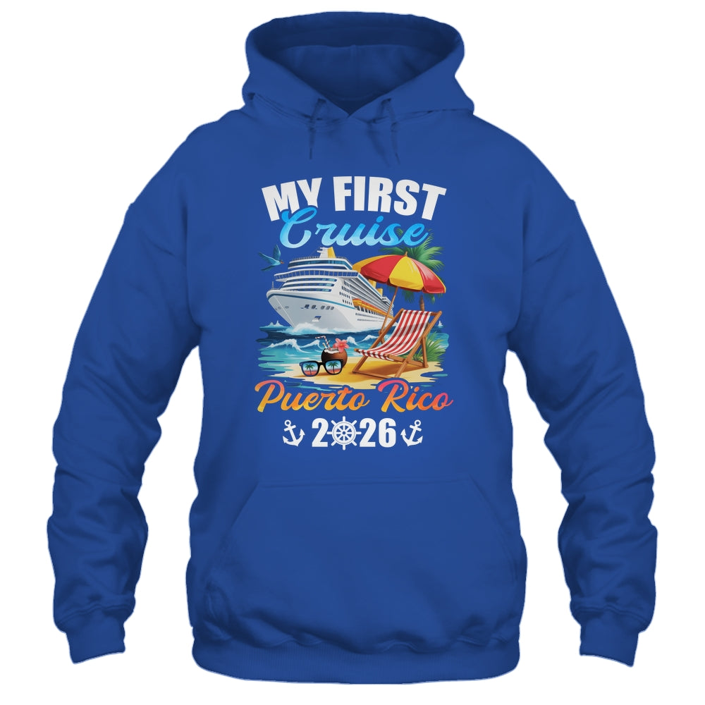 My First Cruise Puerto Rico 2026 Family Vacation Trip Matching Shirt & Tank Top | siriusteestore