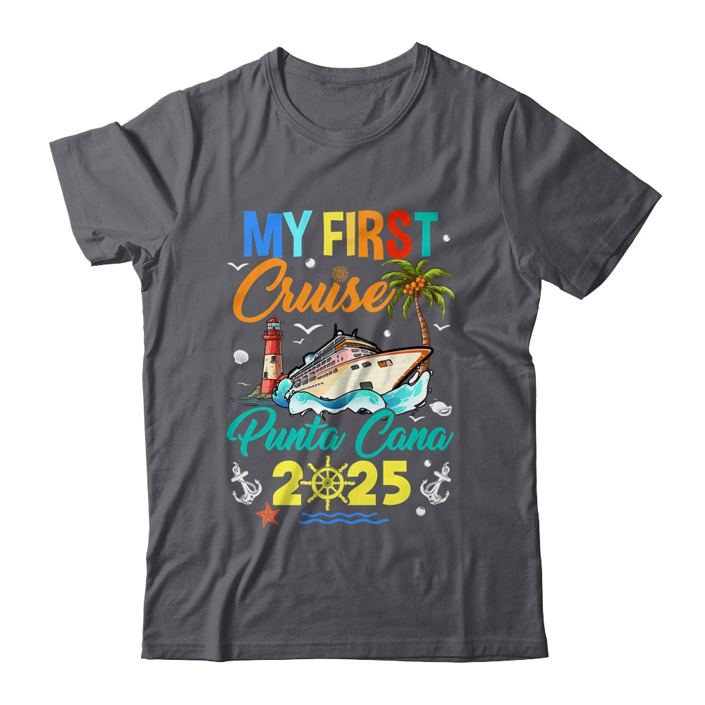 My First Cruise Punta Cana 2025 Family Matching Vacation Group Shirt & Tank Top | siriusteestore