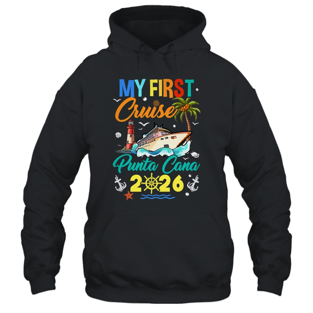 My First Cruise Punta Cana 2026 Family Matching Vacation Group Shirt & Tank Top | siriusteestore