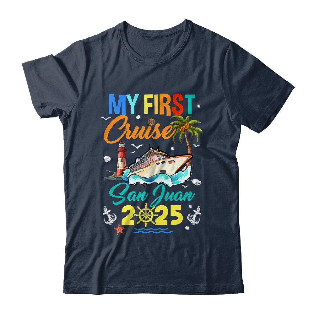 My First Cruise San Juan 2025 Family Matching Vacation Group Shirt & Tank Top | siriusteestore