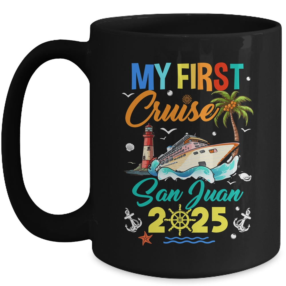 My First Cruise San Juan 2025 Family Matching Vacation Group Mug | siriusteestore