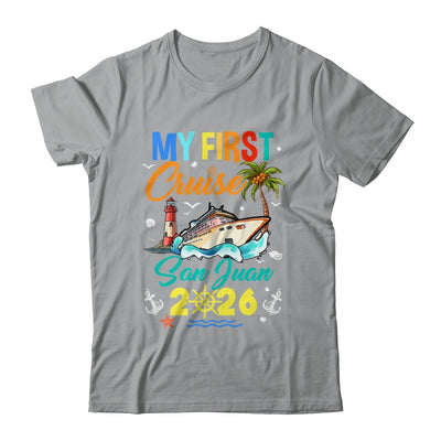 My First Cruise San Juan 2026 Family Matching Vacation Group Shirt & Tank Top | siriusteestore