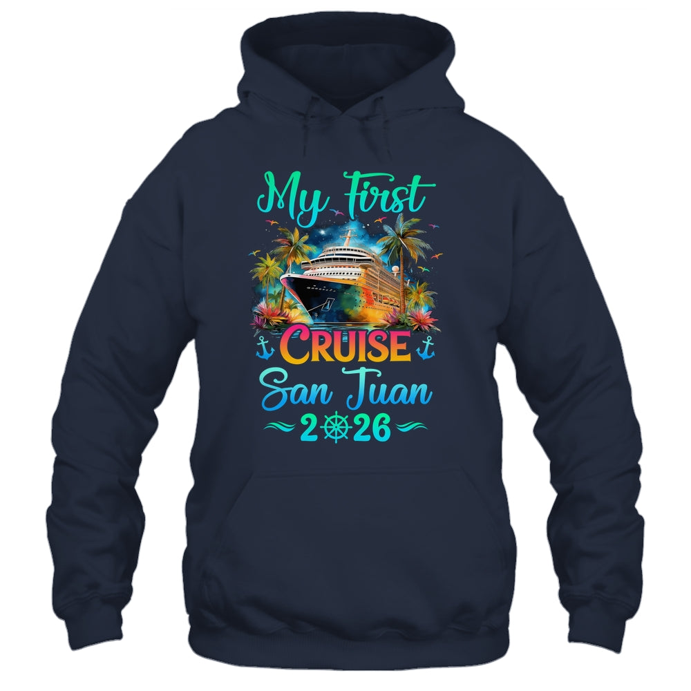 My First Cruise San Juan 2026 Family Trip Cruisin Together Shirt & Tank Top | siriusteestore