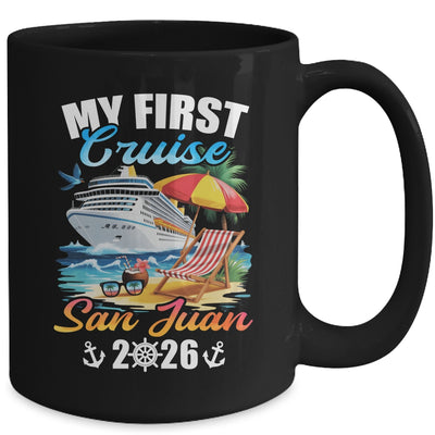 My First Cruise San Juan 2026 Family Vacation Trip Matching Mug | siriusteestore