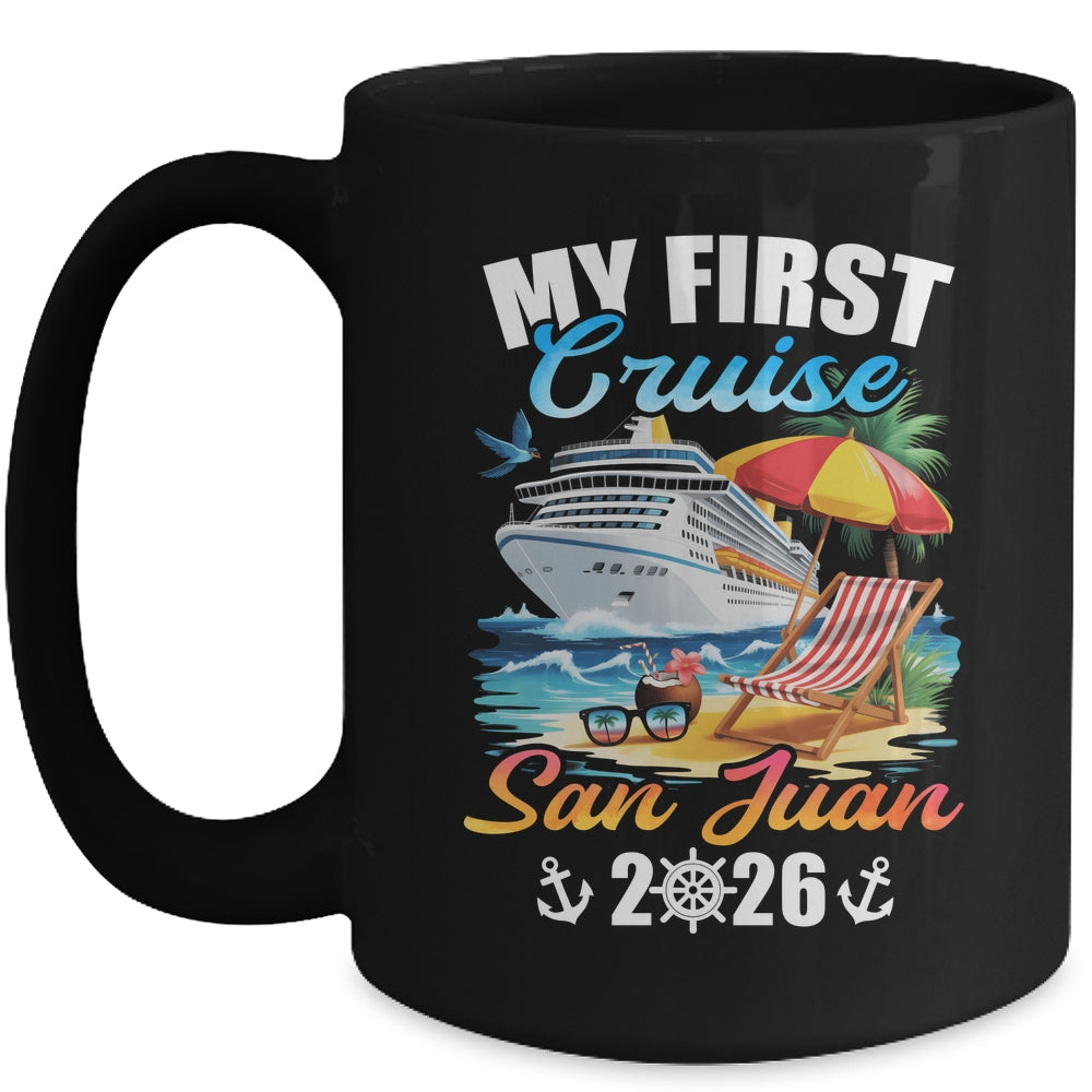 My First Cruise San Juan 2026 Family Vacation Trip Matching Mug | siriusteestore