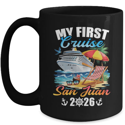 My First Cruise San Juan 2026 Family Vacation Trip Matching Mug | siriusteestore