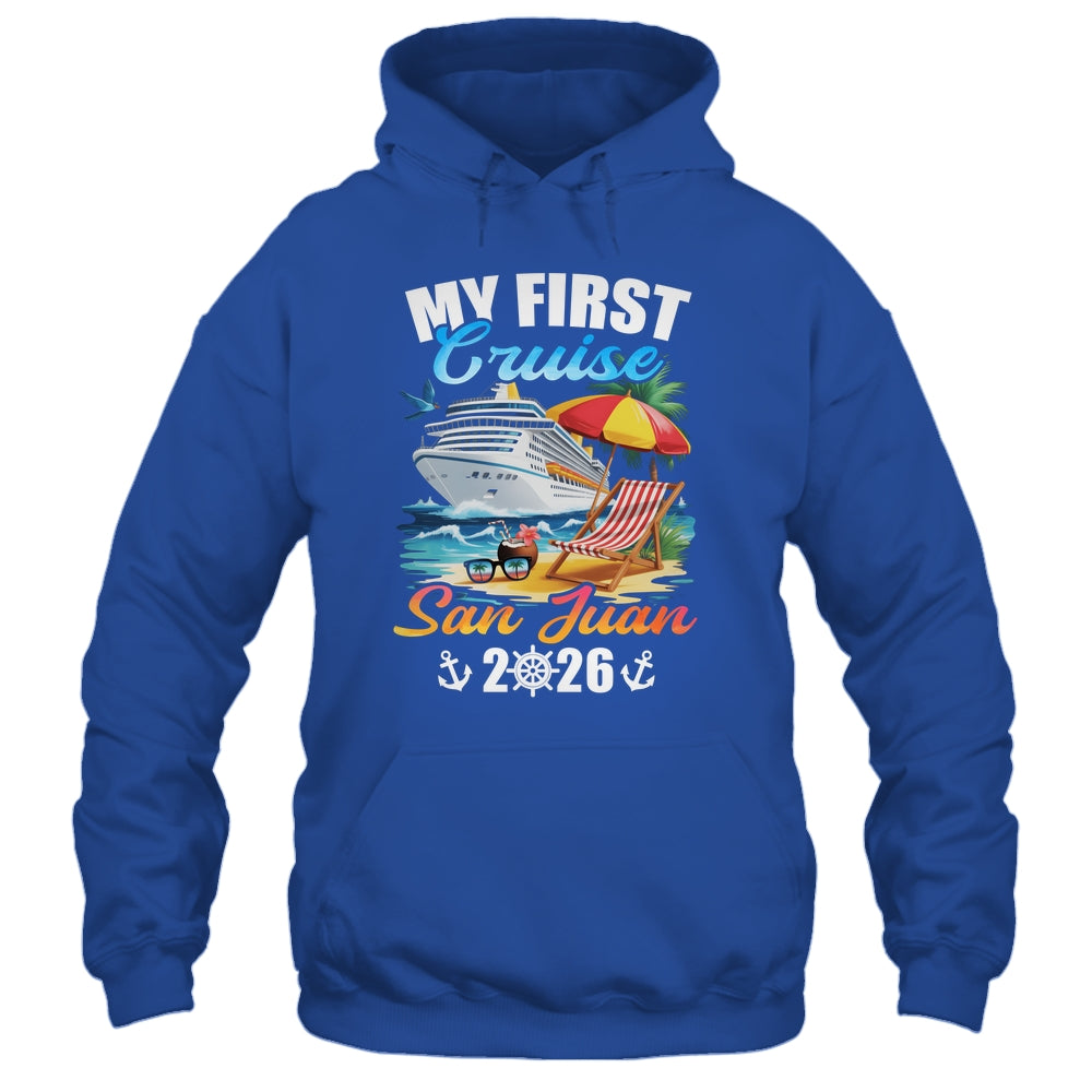 My First Cruise San Juan 2026 Family Vacation Trip Matching Shirt & Tank Top | siriusteestore