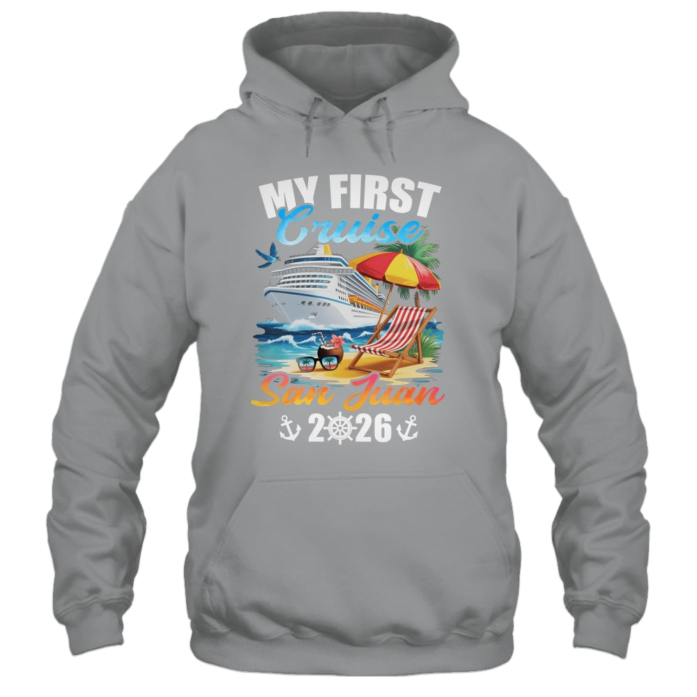 My First Cruise San Juan 2026 Family Vacation Trip Matching Shirt & Tank Top | siriusteestore