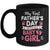 My First Fathers Day With Baby Girl Funny First Time Dad Mug | siriusteestore