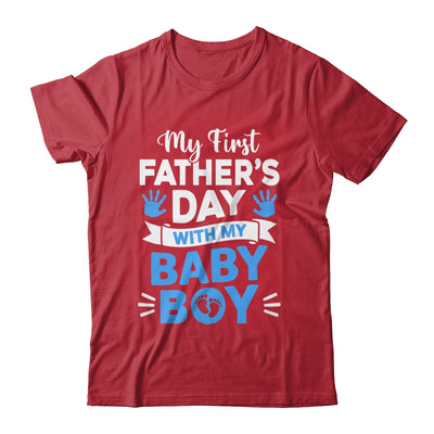 My First Fathers Day With Baby Son Funny First Time Dad Shirt & Hoodie | siriusteestore